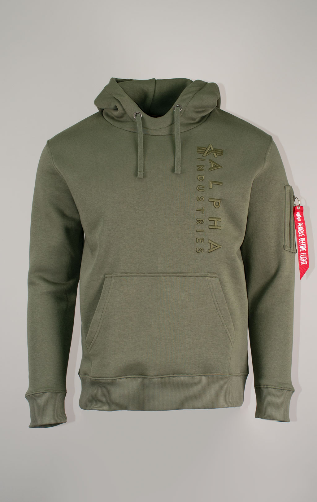 Толстовка ALPHA INDUSTRIES EMB HOODY dark olive 