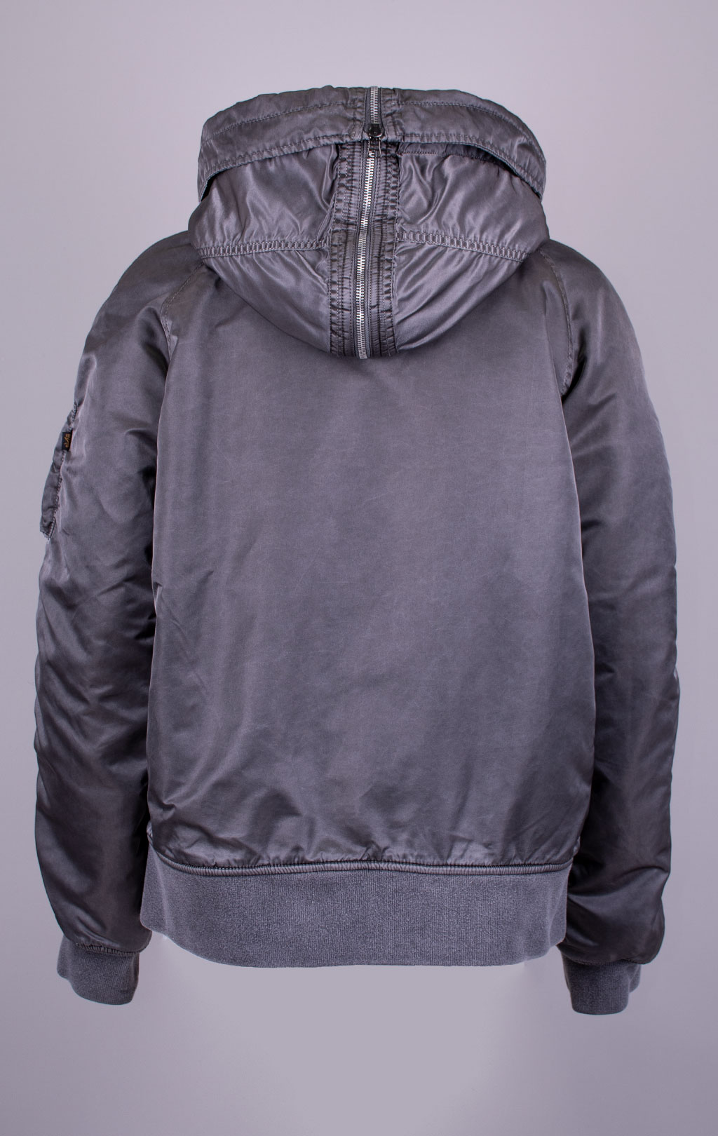 Женская аляска ALPHA INDUSTRIES N-2B BATTLEWASH PARKA FW 21 m new silver 