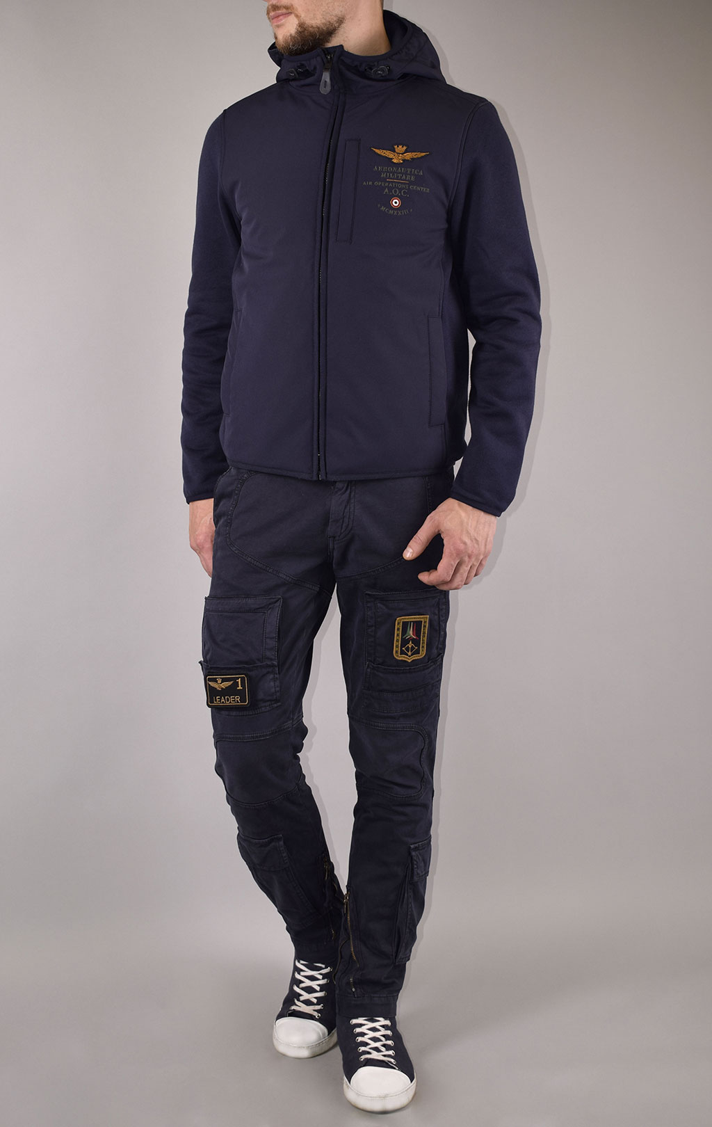 Куртка AERONAUTICA MILITARE FW 19/20 blue navy (AF 379) 