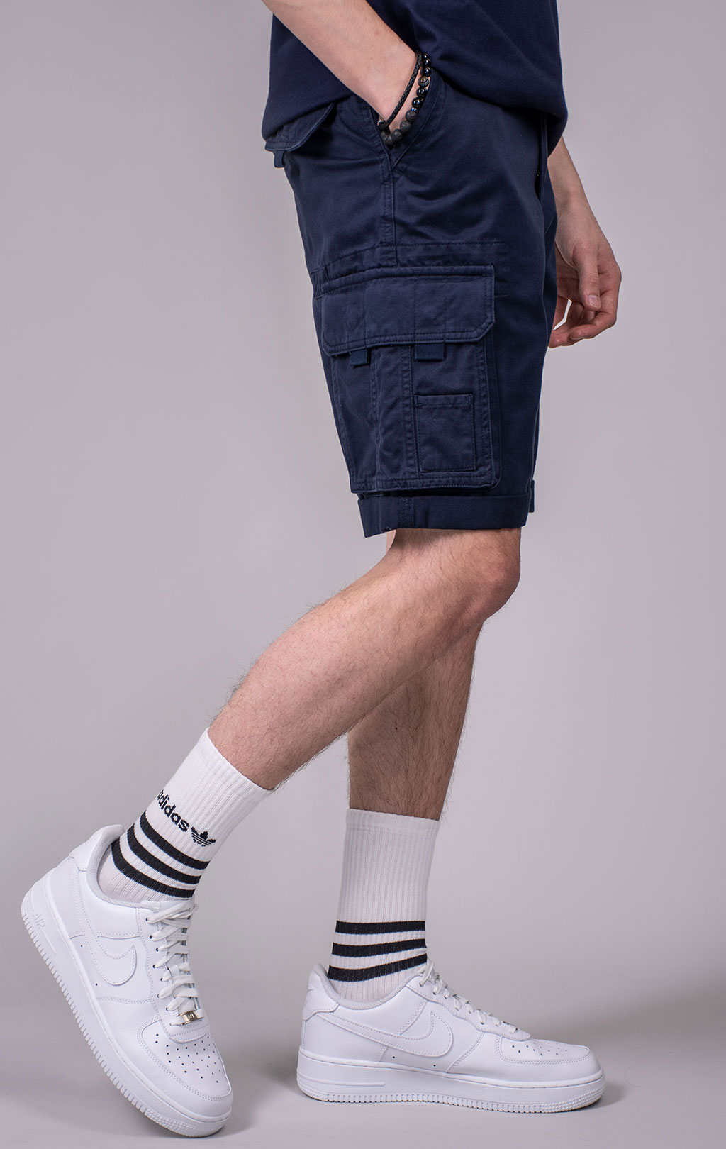 Шорты ALPHA INDUSTRIES CREW SHORT SS 24 m replica blue 