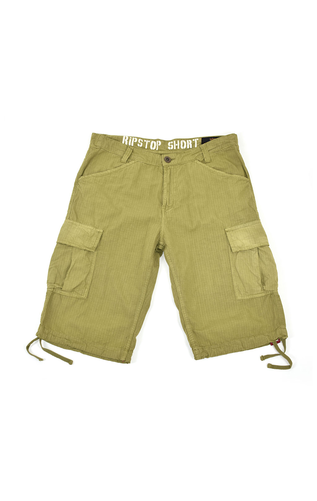 Шорты ALPHA INDUSTRIES rip-stop khaki green 