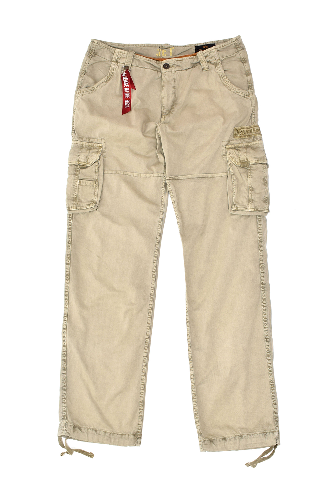 Брюки-карго ALPHA INDUSTRIES JET PANT bone white (#101212) 