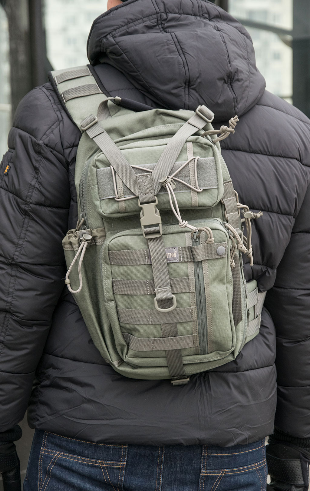 Рюкзак тактический однолямочный Maxpedition SITKA one strap foliage 