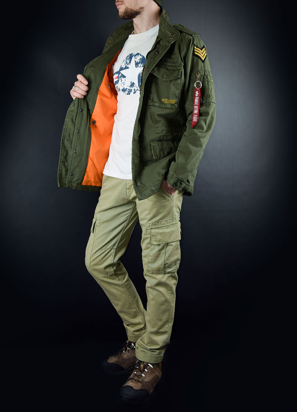 Куртка ALPHA INDUSTRIES CW-P M-65 dark olive 