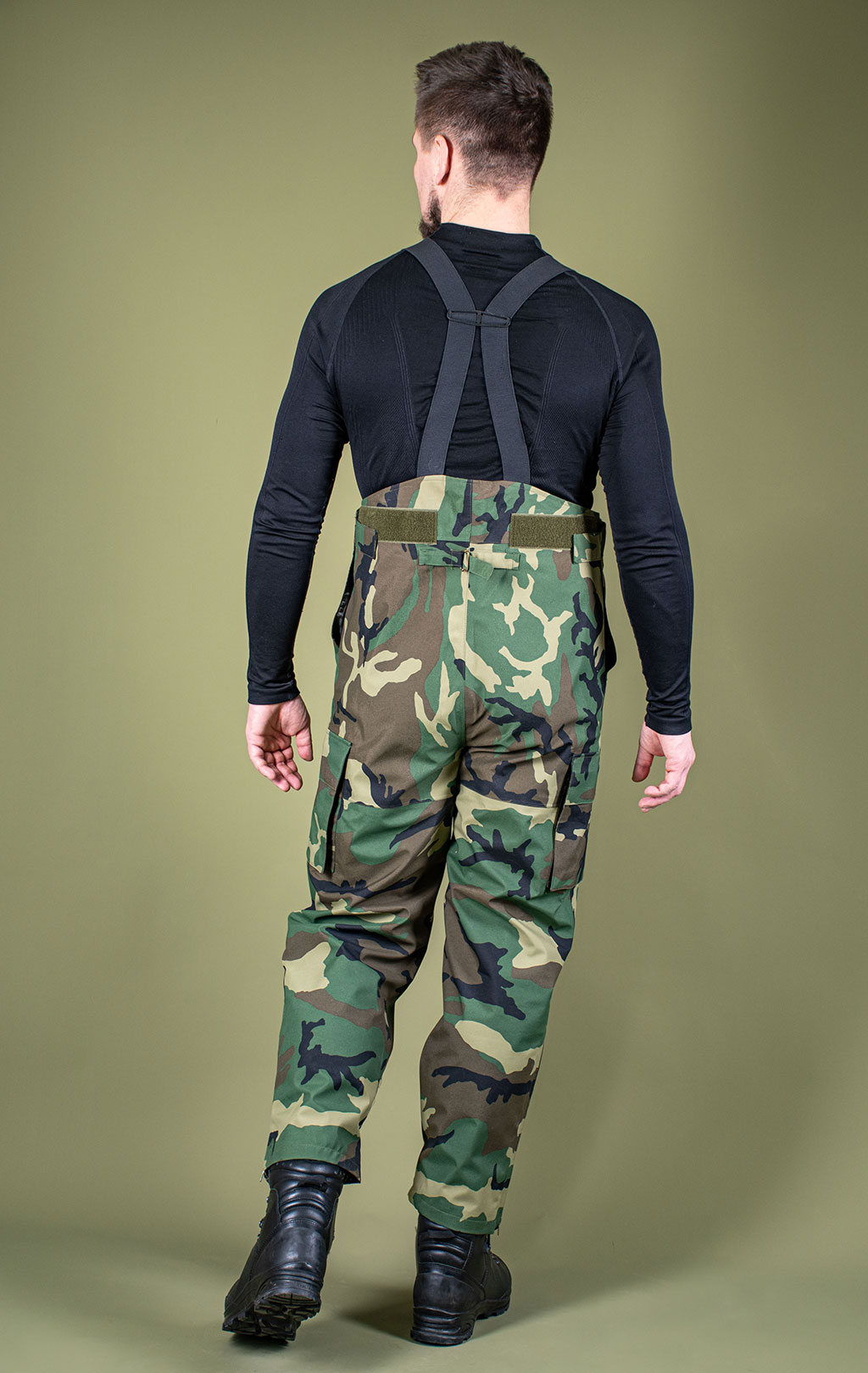 Брюки непромокаемые Gore-Tex Gore-Tex camo woodland Италия