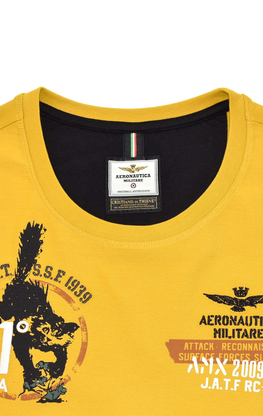 Футболка AERONAUTICA MILITARE FW 20/21/TR giallo (TS 1777) 