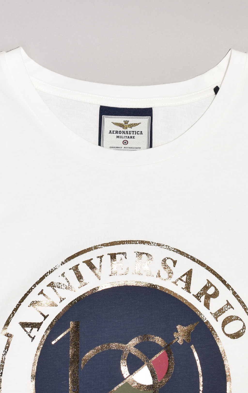 Футболка AERONAUTICA MILITARE SS 23/TR off white (TS 2118)
