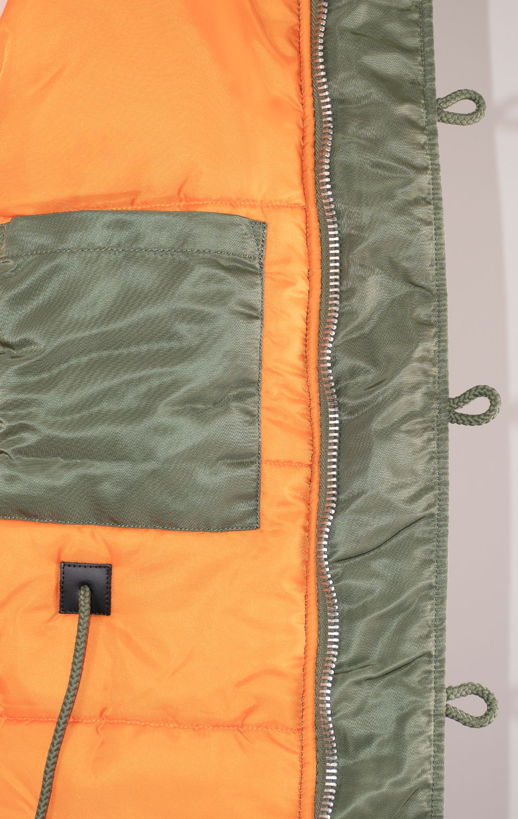 Аляска ALPHA INDUSTRIES SLIM FIT GEN-I N-3B натур. мех sage/orange 