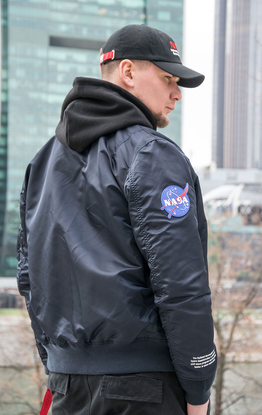 Ветровка ALPHA INDUSTRIES NASA GEN-II FLIGHT JACKET L-2B SS 23 m replica blue 