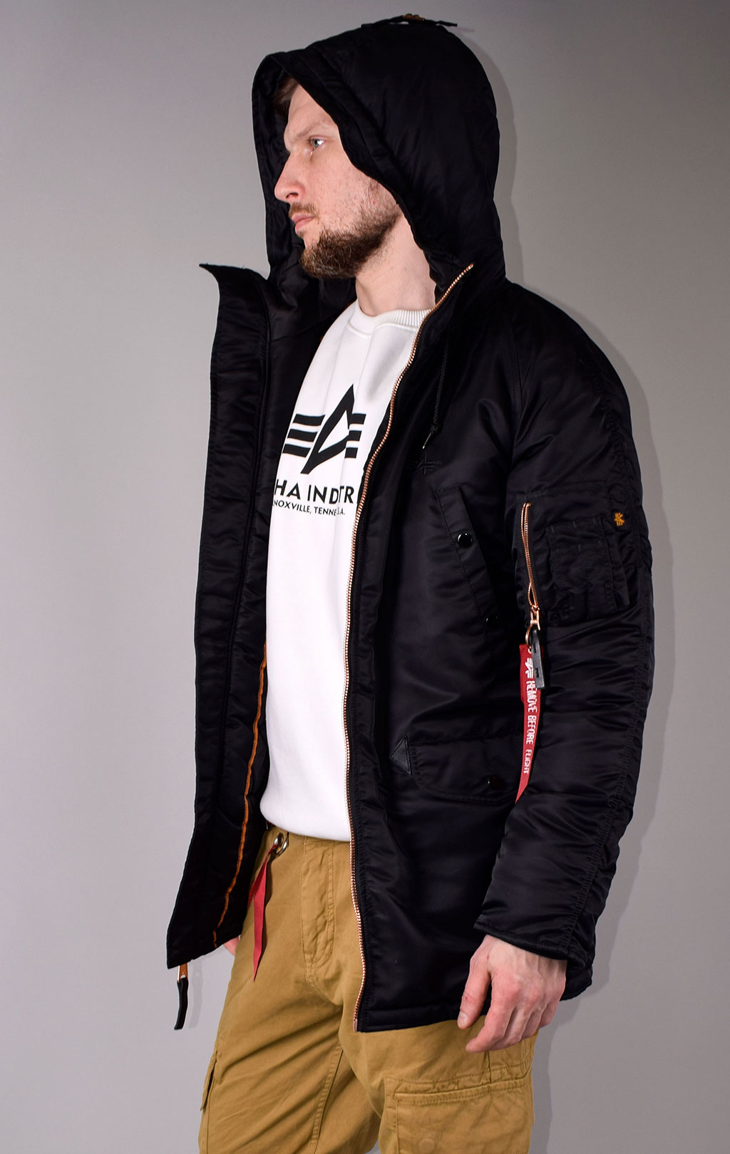 Аляска ALPHA INDUSTRIES PM N-3B black 