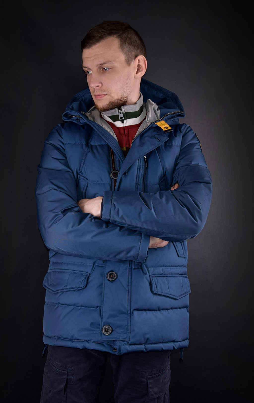 Куртка-пуховик PARAJUMPERS MARCUS dark indigo 