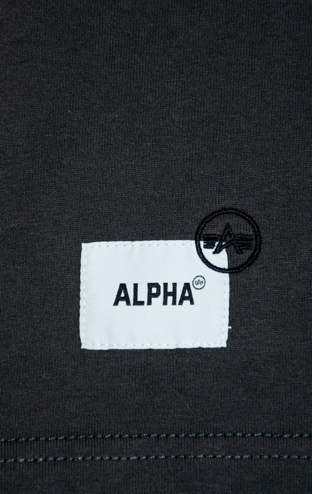 Лонгслив ALPHA INDUSTRIES UNFRM LS RAGLAN T-SHIRT FW 25/26 black M001145 