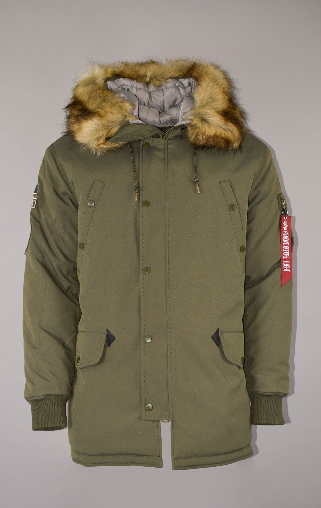 Аляска ALPHA INDUSTRIES ARCTIC DISCOVERER N-3B dark olive 