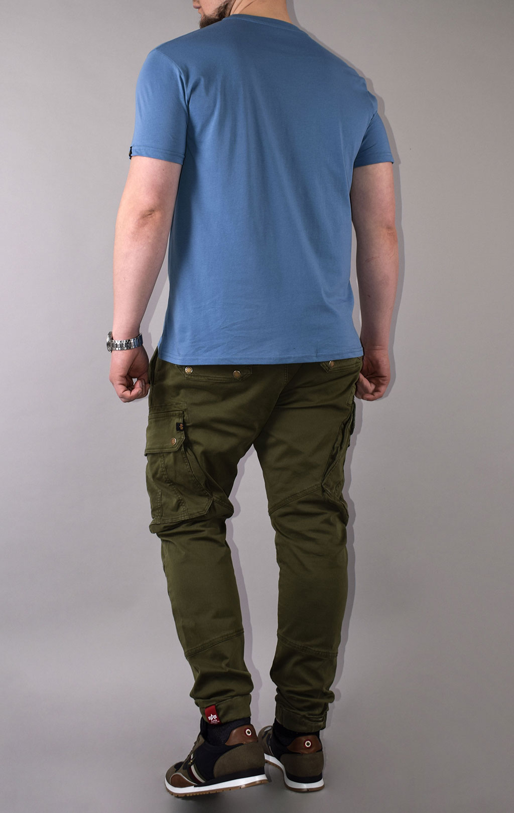 Футболка ALPHA INDUSTRIES BASIC T airforce blue 