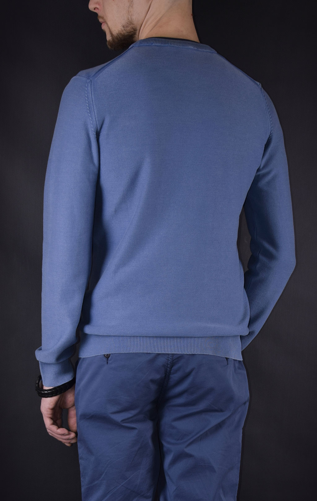 Свитер лёгкий AERONAUTICA MILITARE azul (MA 1158) 