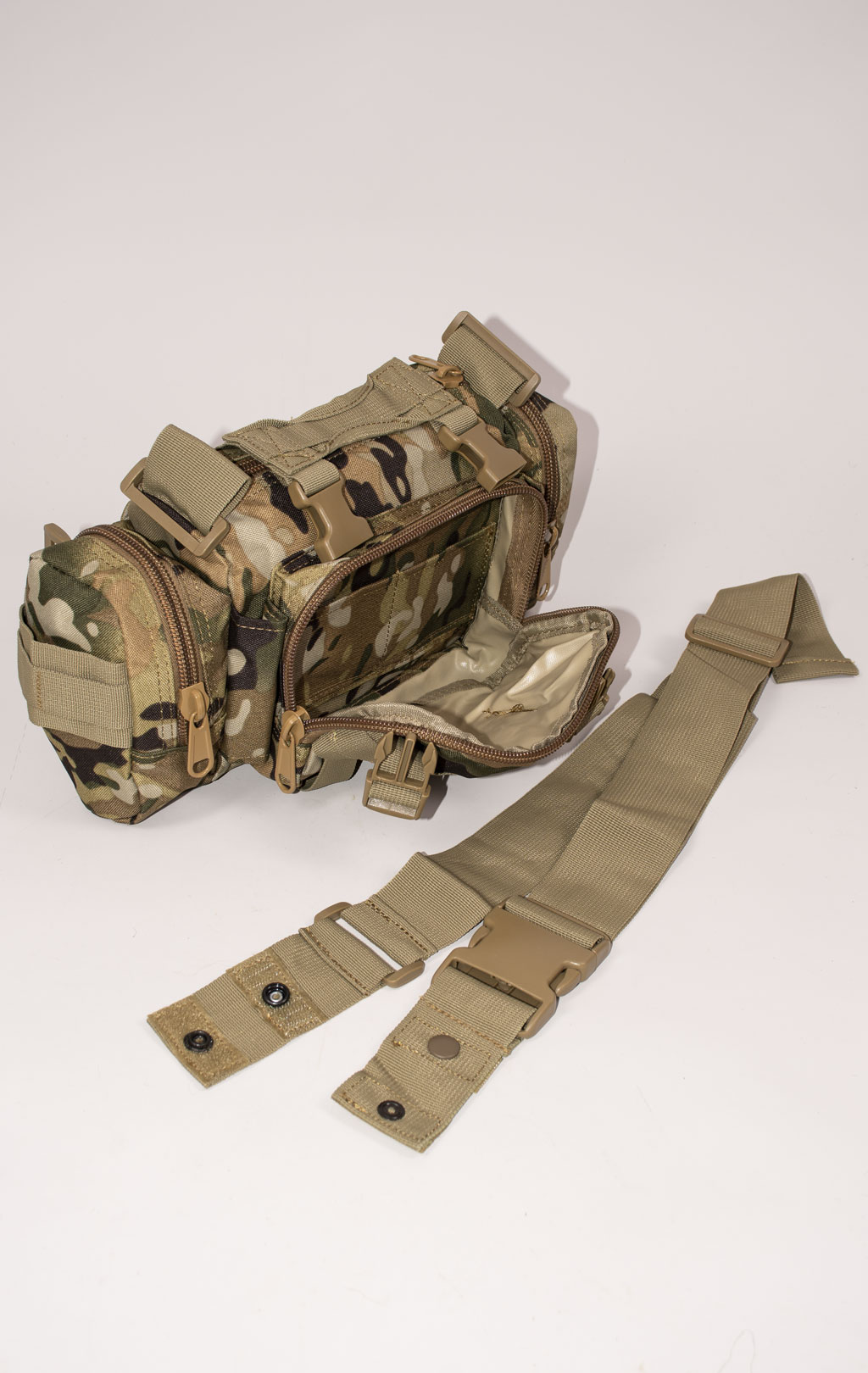 Рюкзак тактический ASSAULT 60L с поясной сумкой + 2 подсумка multicam BS-016 Китай
