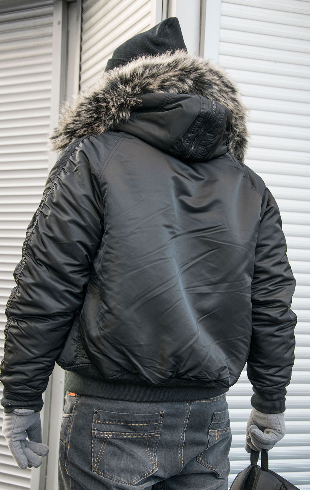 Аляска короткая ALPHA INDUSTRIES VF 59 N-2B black 