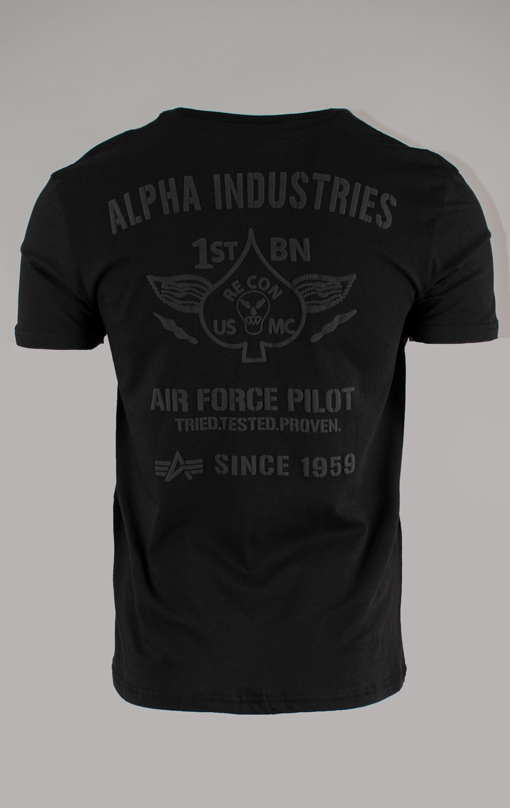Футболка ALPHA INDUSTRIES AIR FORCE T black 