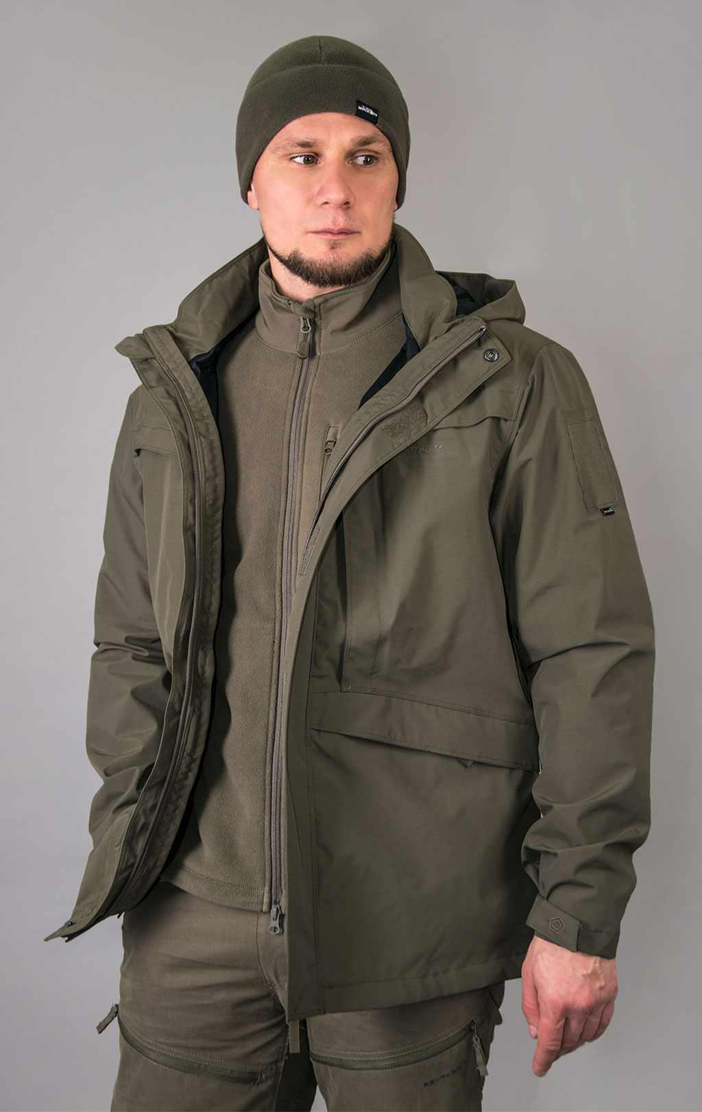 Куртка тактическая Pentagon мембрана HURRICANE MJC® SYSTEM 06E ral 7013 07104 