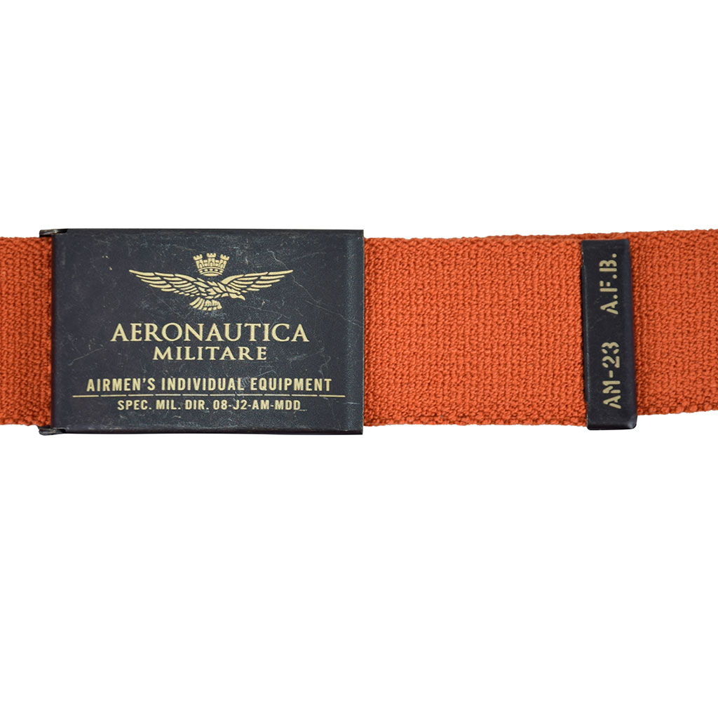 Ремень эластичный AERONAUTICA MILITARE SS19 arancio chiaro (CI 246) 