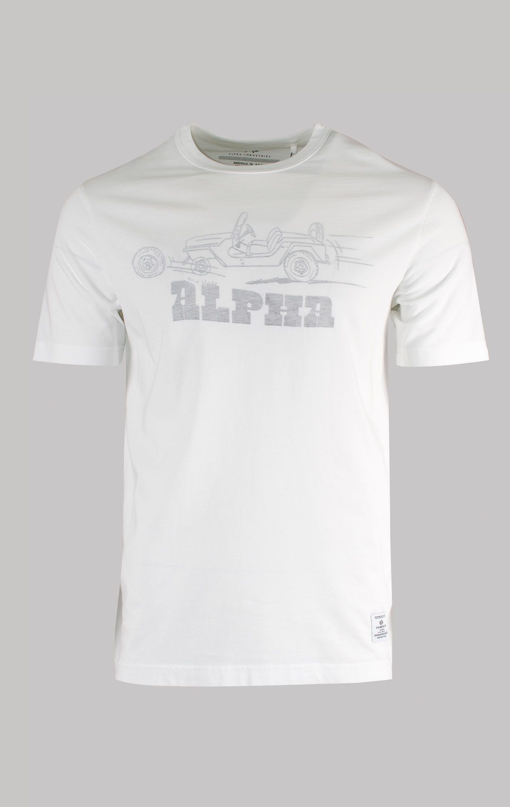 Футболка ALPHA INDUSTRIES 1940s GP JEEP TEE SS 25 m white 