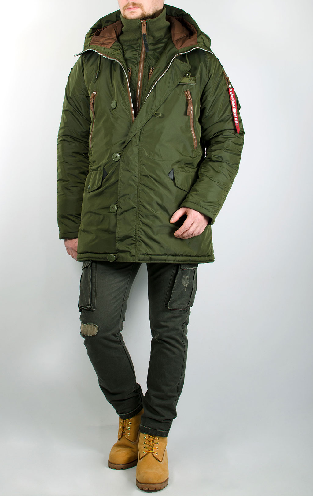 Аляска ALPHA INDUSTRIES DISCOVERER dark green 