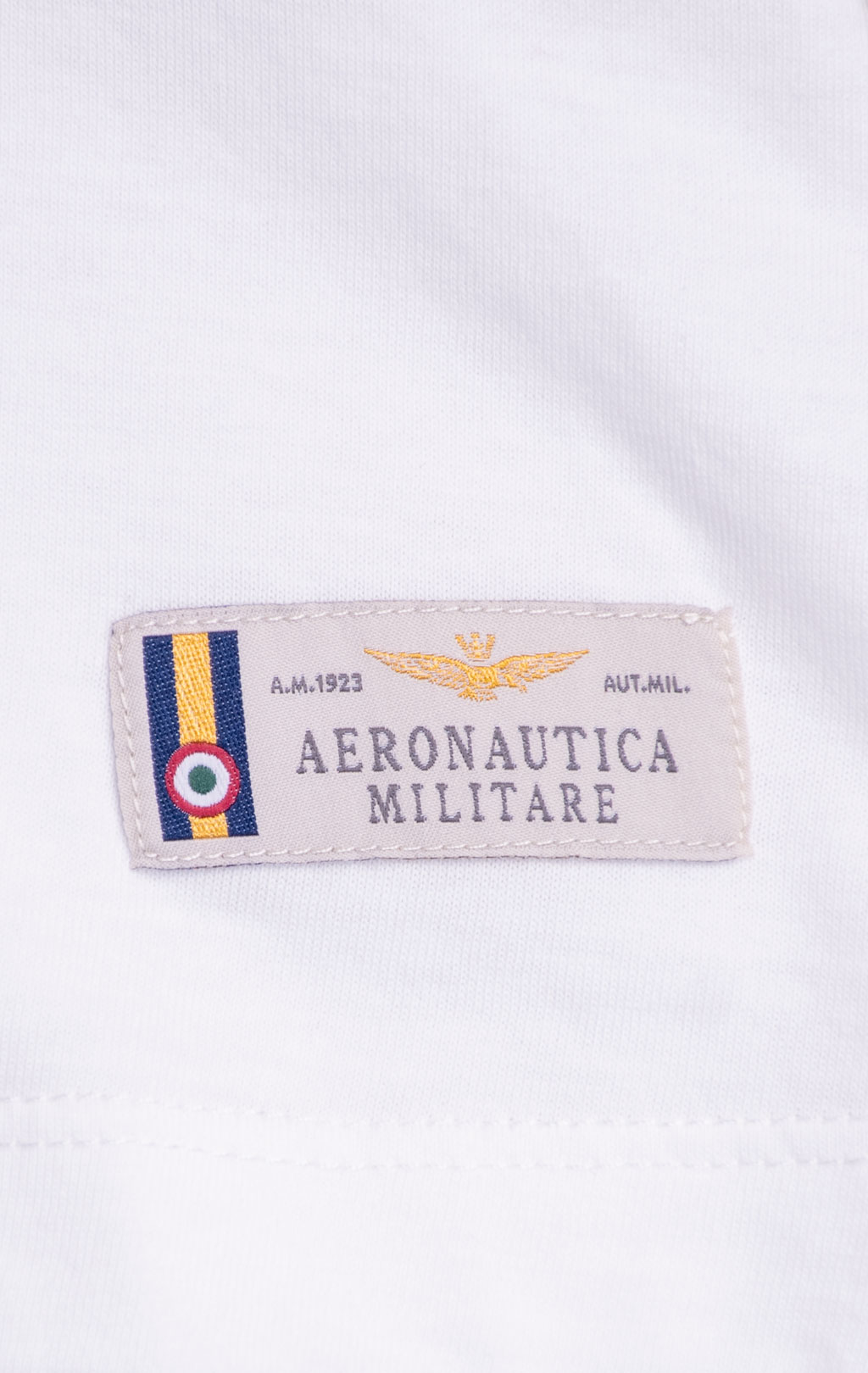 Женская футболка AERONAUTICA MILITARE SS 26/IT off white (TS 2511) 