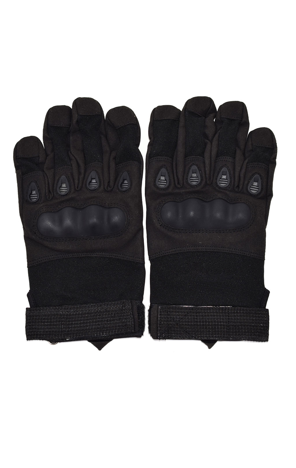 Перчатки тактические OK с пласт. защитой black 