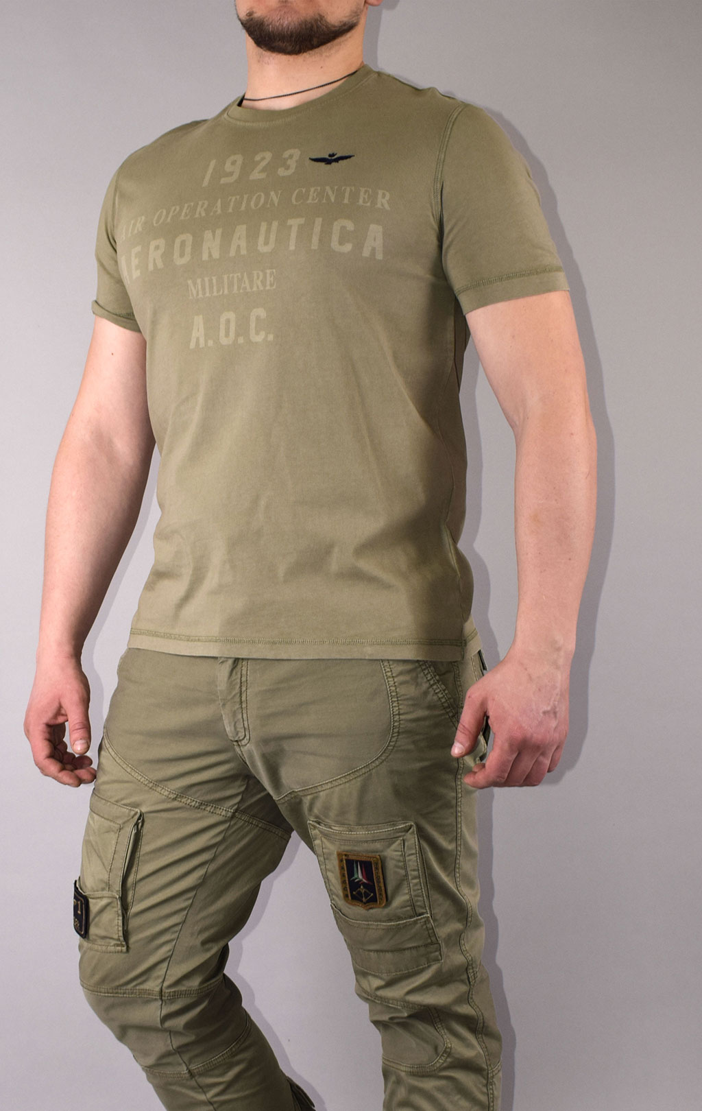 Футболка AERONAUTICA MILITARE SS 21/IN green (TS 1814) 