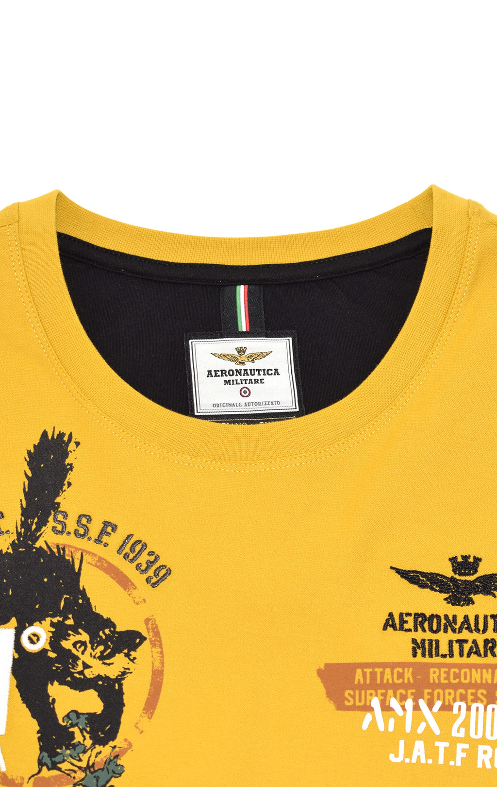 Лонгслив AERONAUTICA MILITARE FW 20/21/TR giallo (TS 1825) 