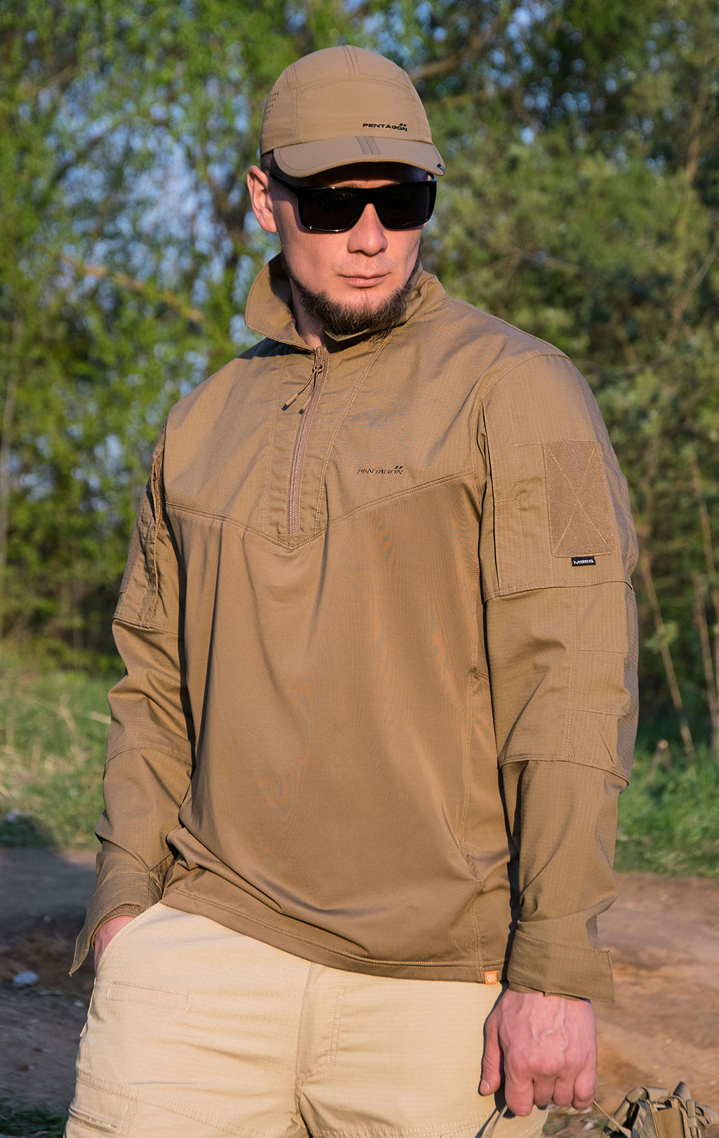Рубашка Combat shirt Pentagon RANGER TAC-FRESH coyote 02013 