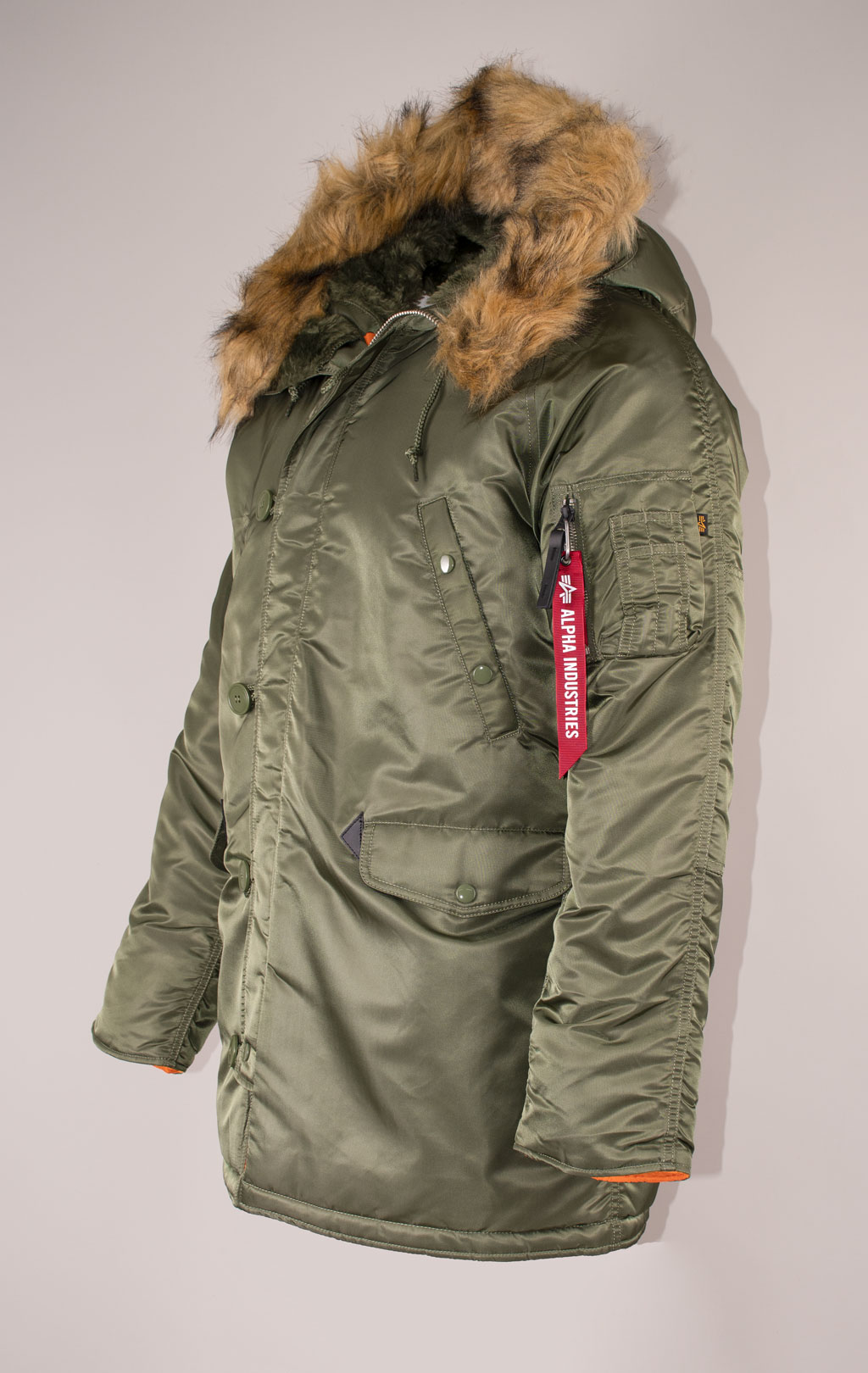 Аляска ALPHA INDUSTRIES N-3B REGULAR FIT PARKA FW 26/27 sage 