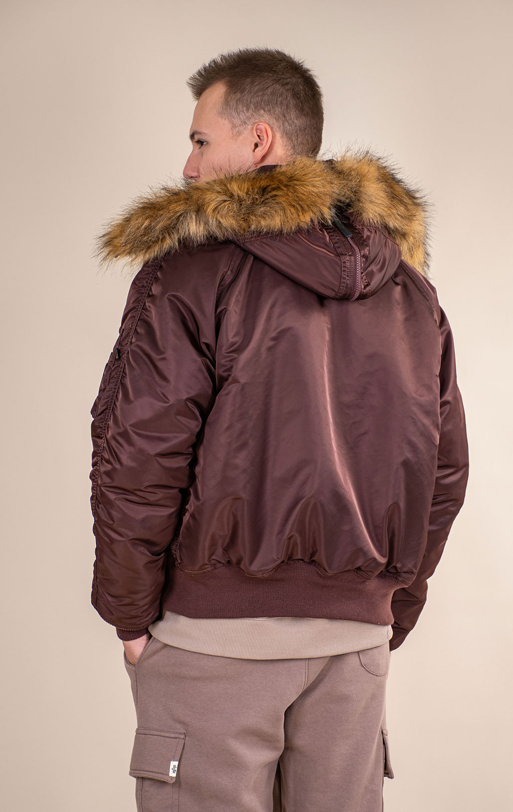 Аляска короткая ALPHA INDUSTRIES N-2B HERITAGE FIT PARKA FW 26/27 cocoa 
