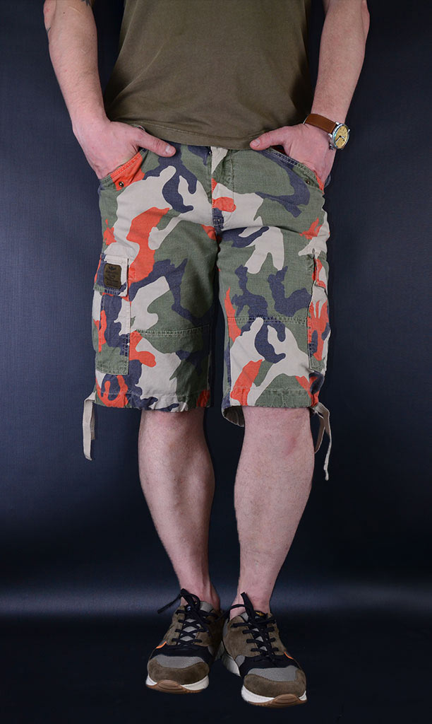 Шорты AERONAUTICA MILITARE camouflage arancio (BE 047) 