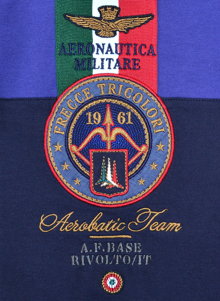 Толстовка AERONAUTICA MILITARE inchiostro/blue (FE 1245) 