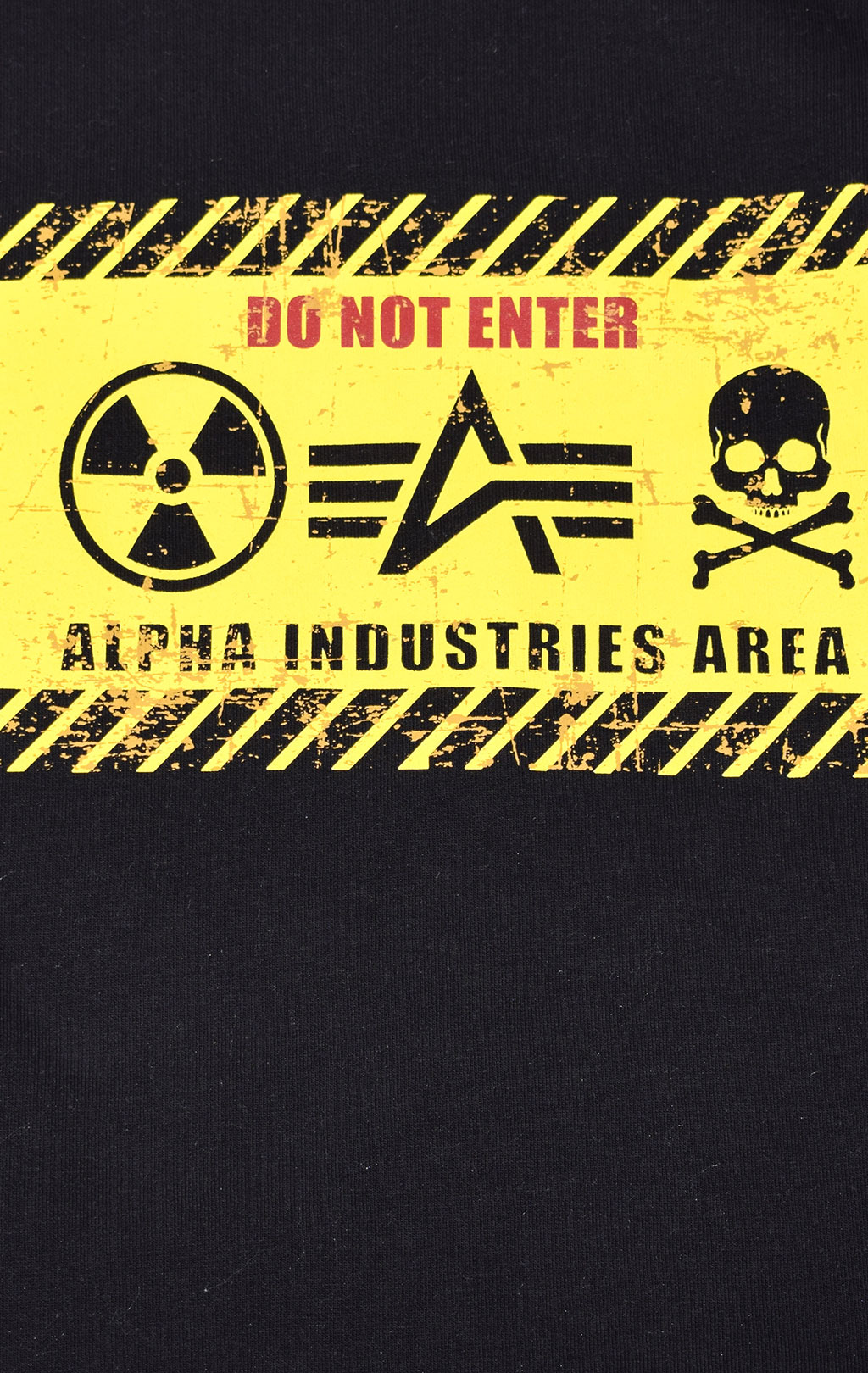 Свитшот ALPHA INDUSTRIES RADIOACTIVE SWEATER black 