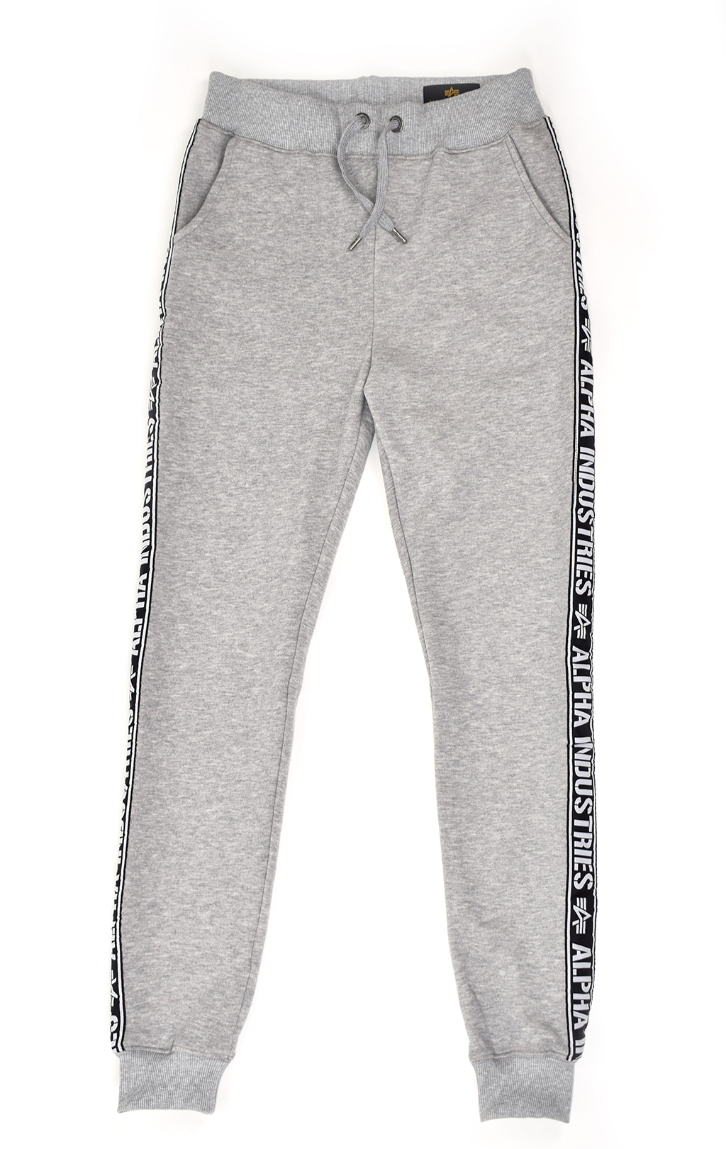 Брюки спортивные джоггеры ALPHA INDUSTRIES AL TAPE JOGGER grey heather 