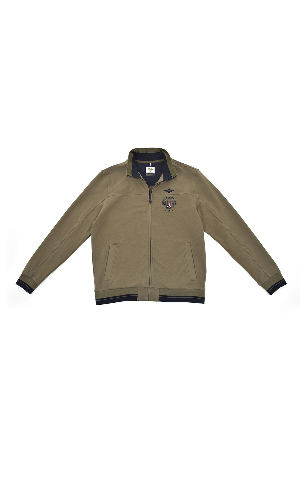 Толстовка AERONAUTICA MILITARE FW 20/21/TR verde marcio (FE 1305) 