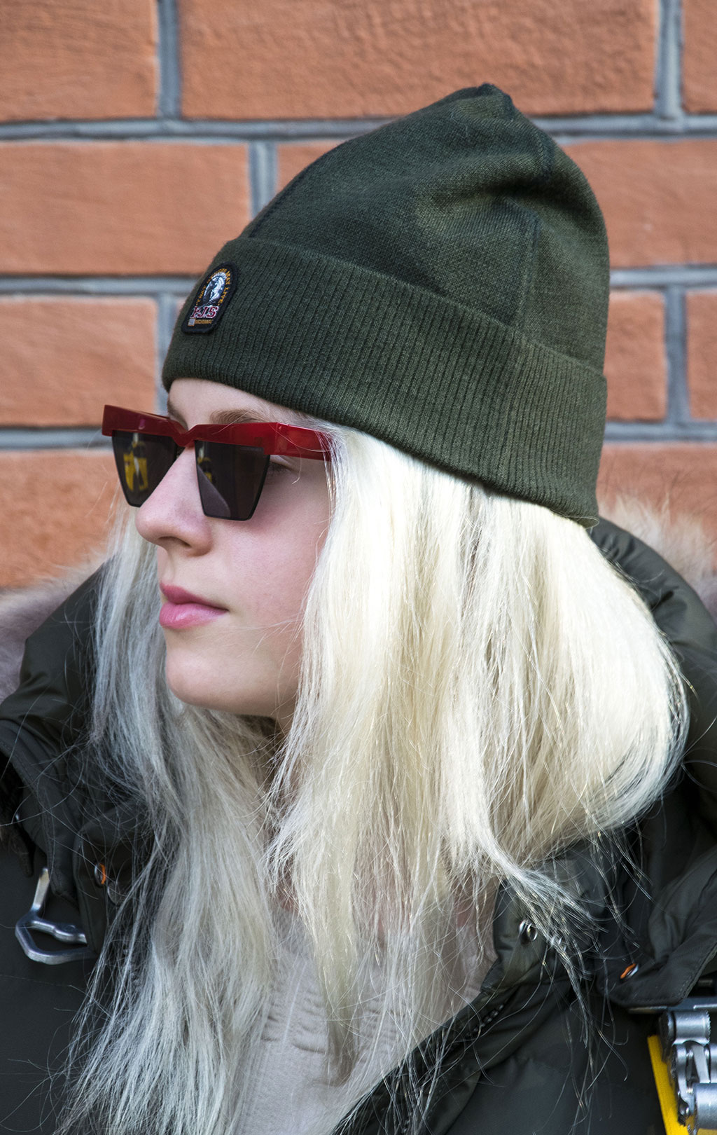 Шапка вязаная PARAJUMPERS DOUBLE HAT FW 20/21 sycamore 