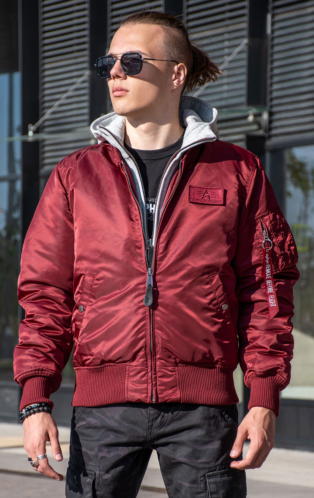 Alpha industries ma 1 burgundy outlet