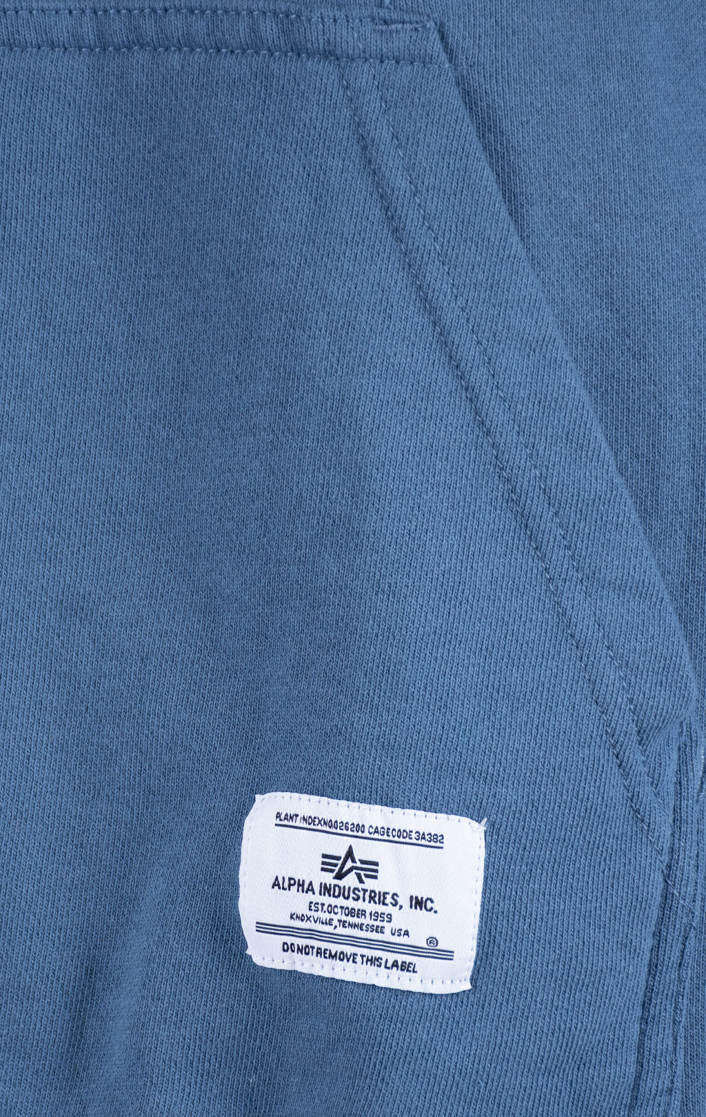 Толстовка ALPHA INDUSTRIES ALPHA RANSOM HOODIE SS 24 m copen blue 