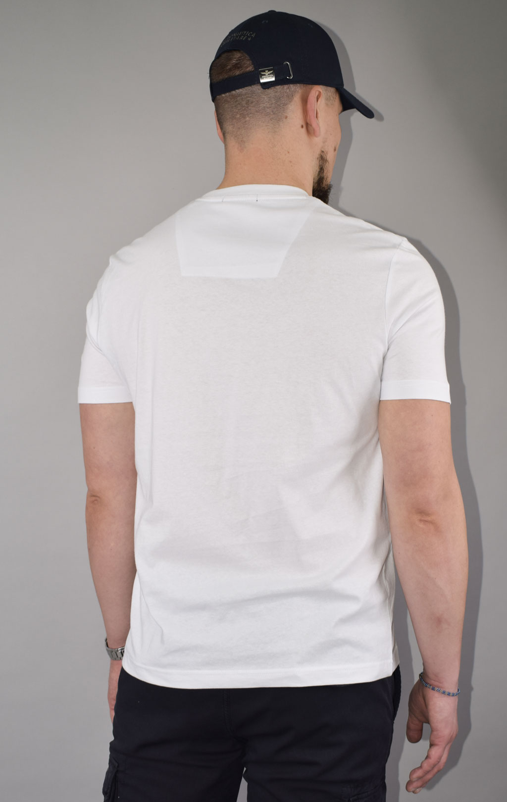 Футболка AERONAUTICA MILITARE SS 23/BD off white (TS 2080)
