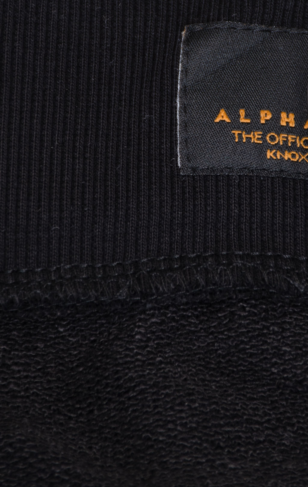 Брюки спортивные джоггеры ALPHA INDUSTRIES BIG LETTERS JOGGER black 