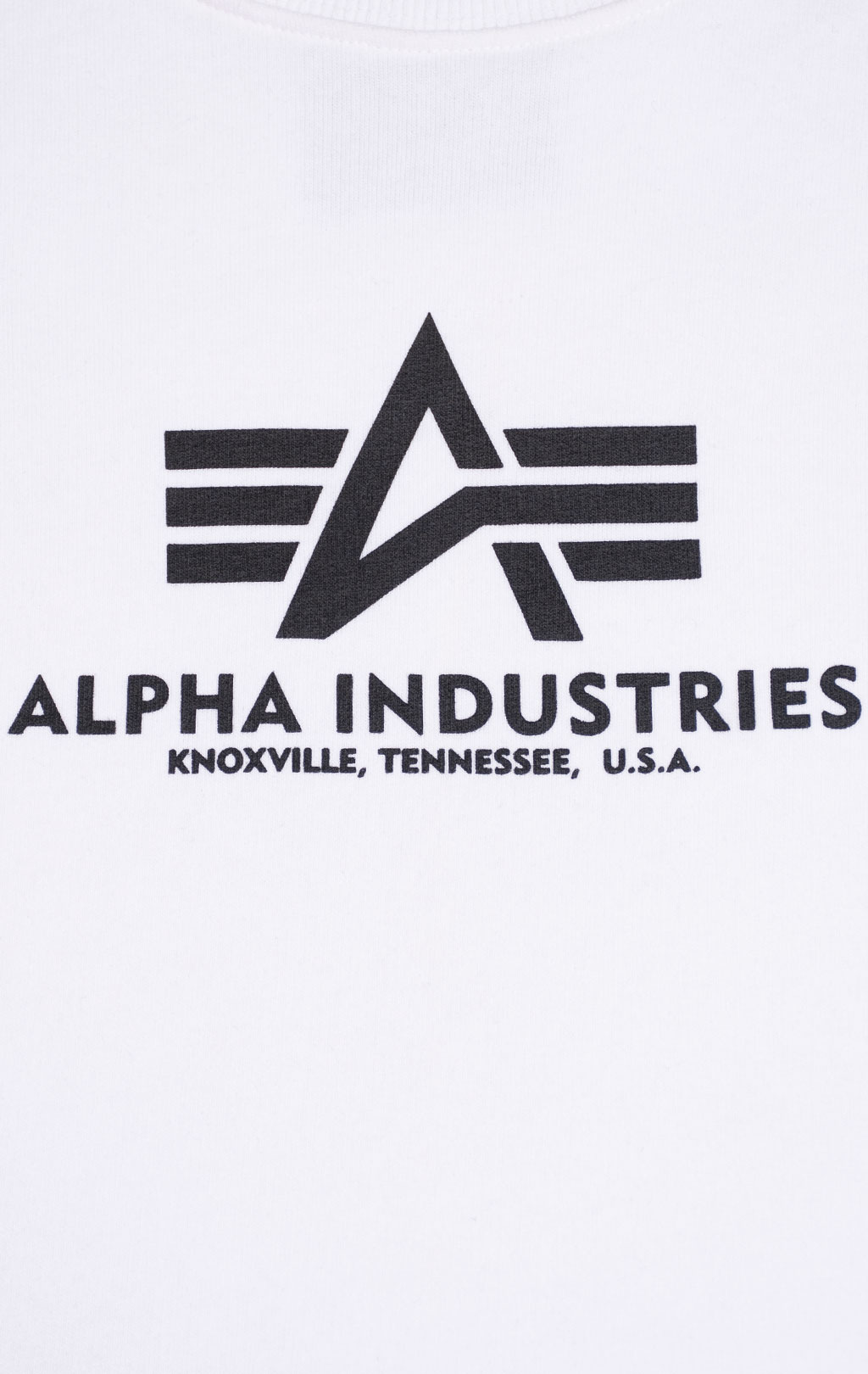 Женская футболка-кроп ALPHA INDUSTRIES BASIC BOXY T white 