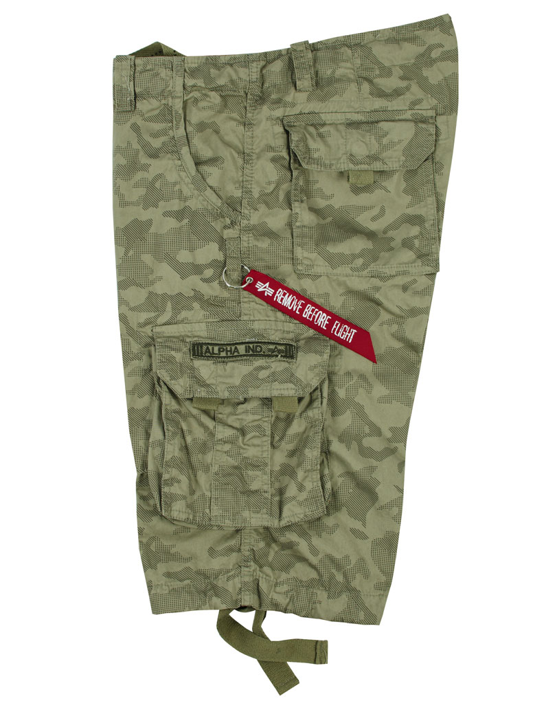 Шорты ALPHA INDUSTRIES JET HC olive light 