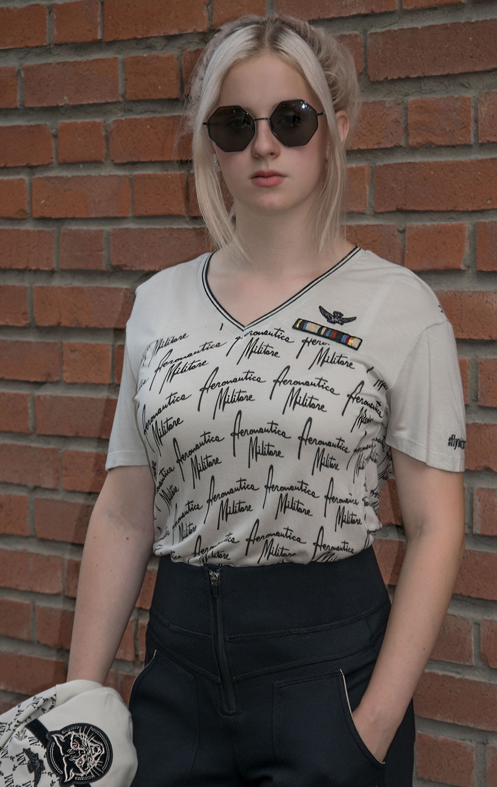 Женская футболка AERONAUTICA MILITARE FW 20/21/PT ghiaccio (TS 1795) 