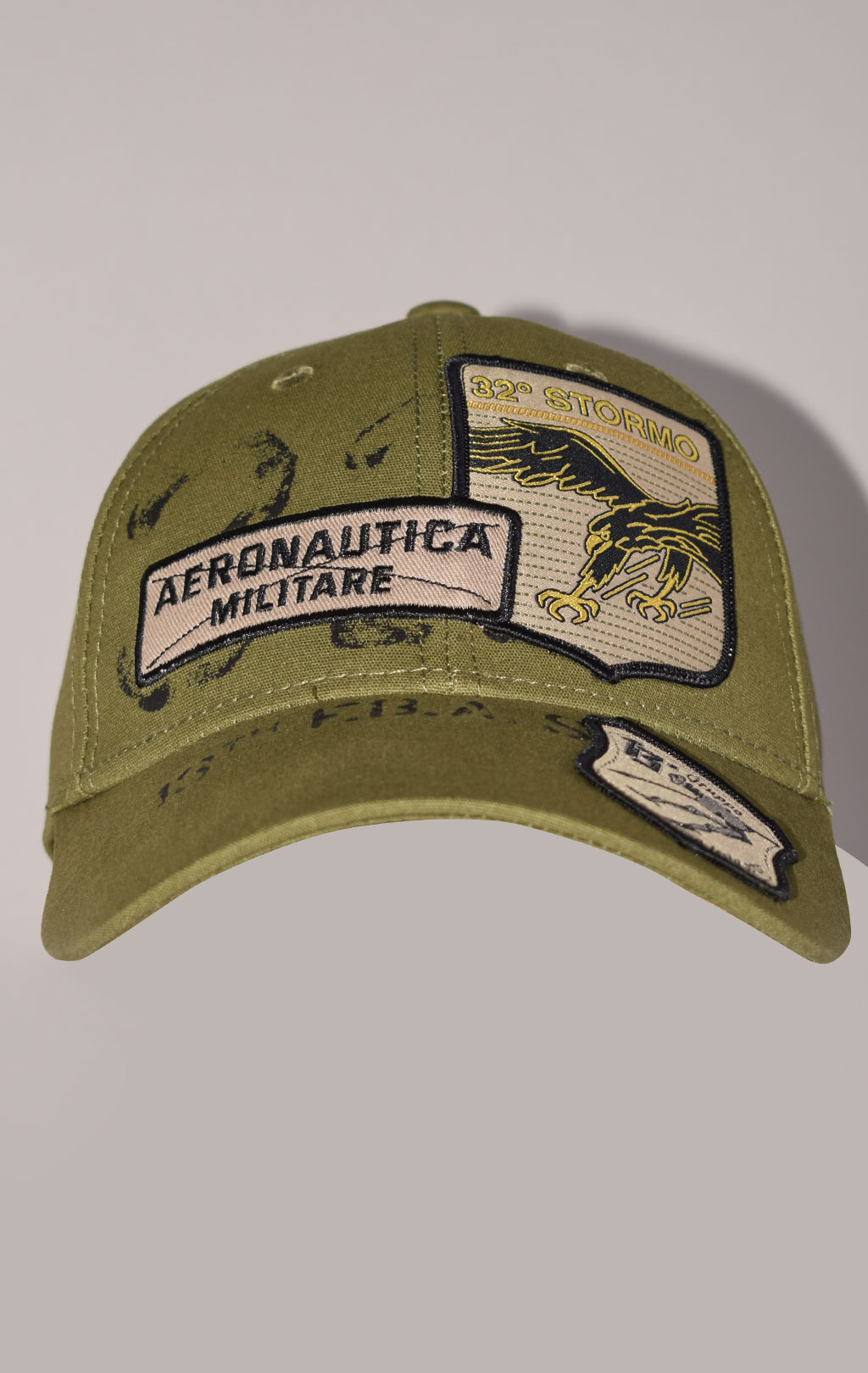 Бейсболка AERONAUTICA MILITARE FW 22/23/CN verdone (HA 1118) 