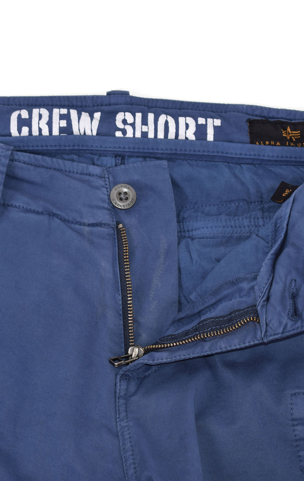 Шорты ALPHA INDUSTRIES CREW SHORT PATCH new navy 