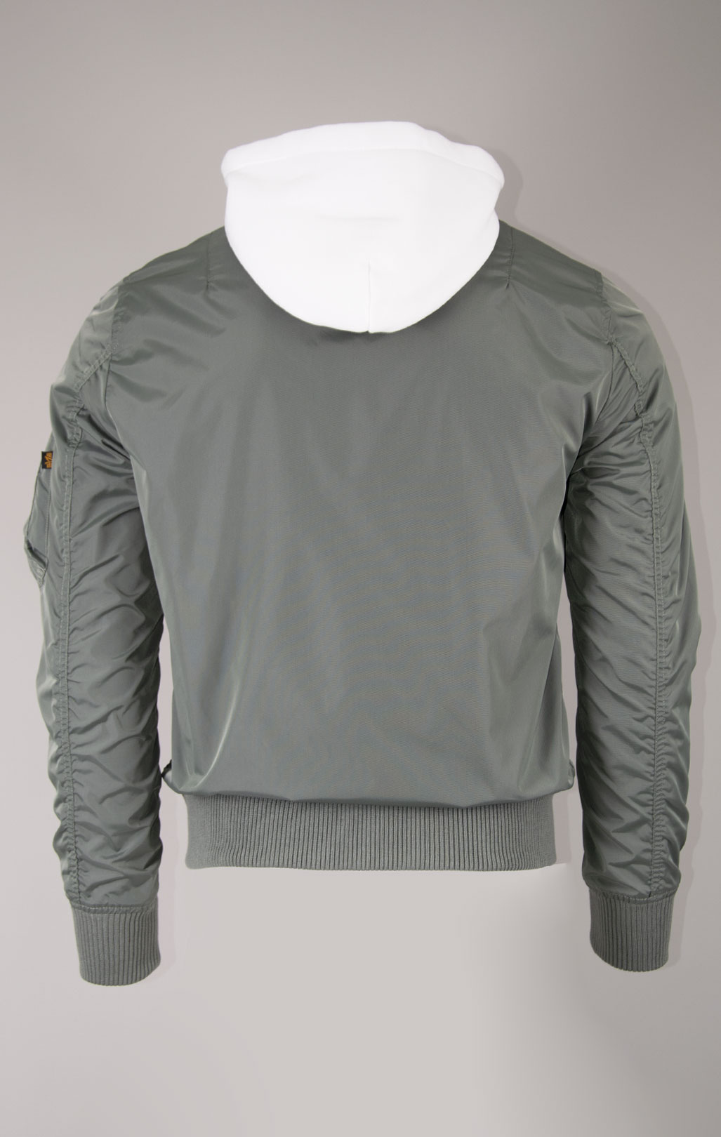 Куртка-бомбер лётная ALPHA INDUSTRIES D-Tec MA-1 vintage green 