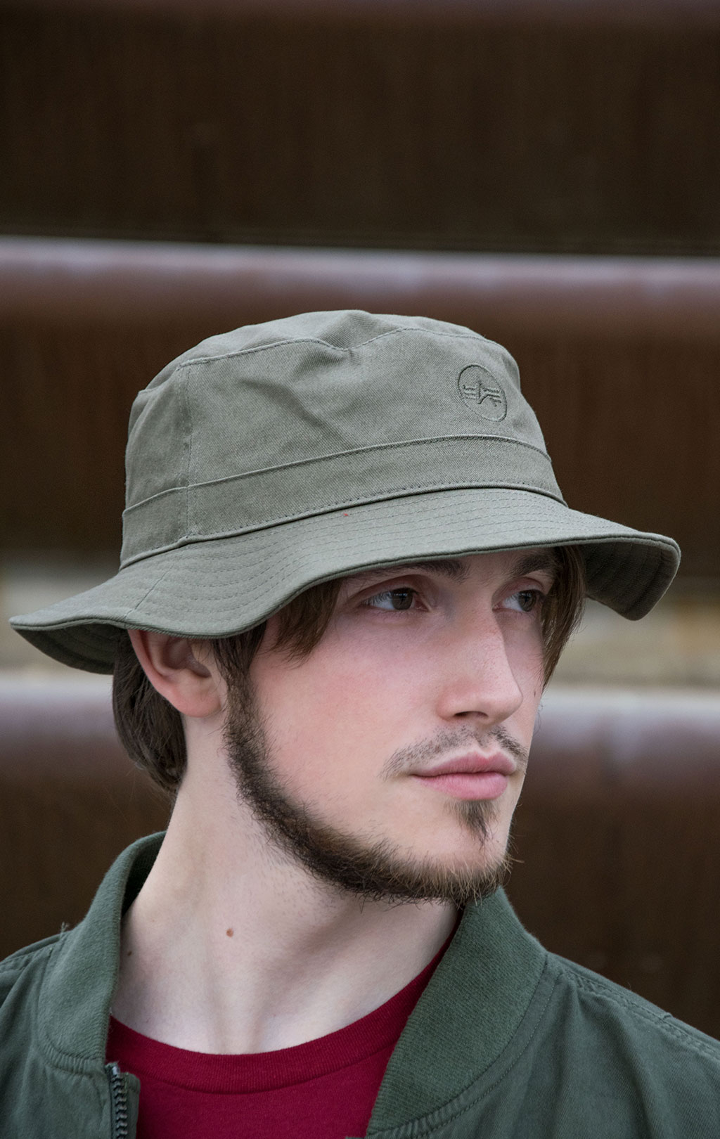 Панама ALPHA INDUSTRIES COTTON BUCKET HAT SS 23 olive 